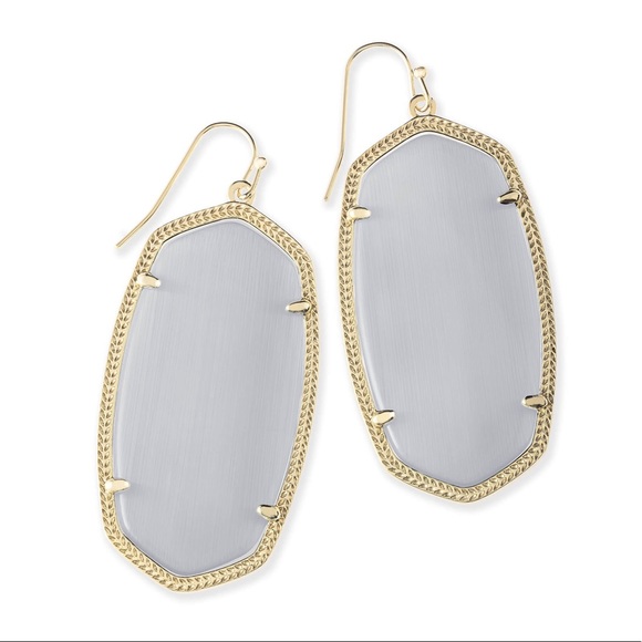 Kendra Scott Jewelry - {Kendra Scott} Danielle Gold Earrings In Slate